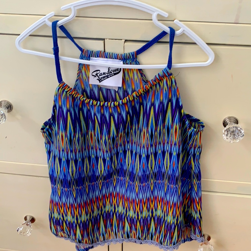 Random Hearts tank top